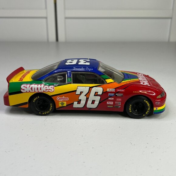 NASCAR Diecast Model 1996 Pontiac Grand Prix #36 Skittles Derrick Cope (damaged) - Picture 5 of 13